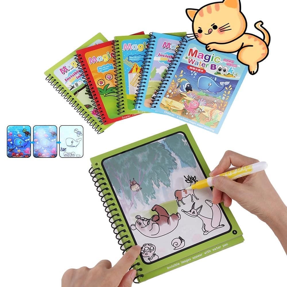 🖍️ МНОГОРАЗОВЫЕ КНИЖКИ — АКВАРАСКРАСКИ