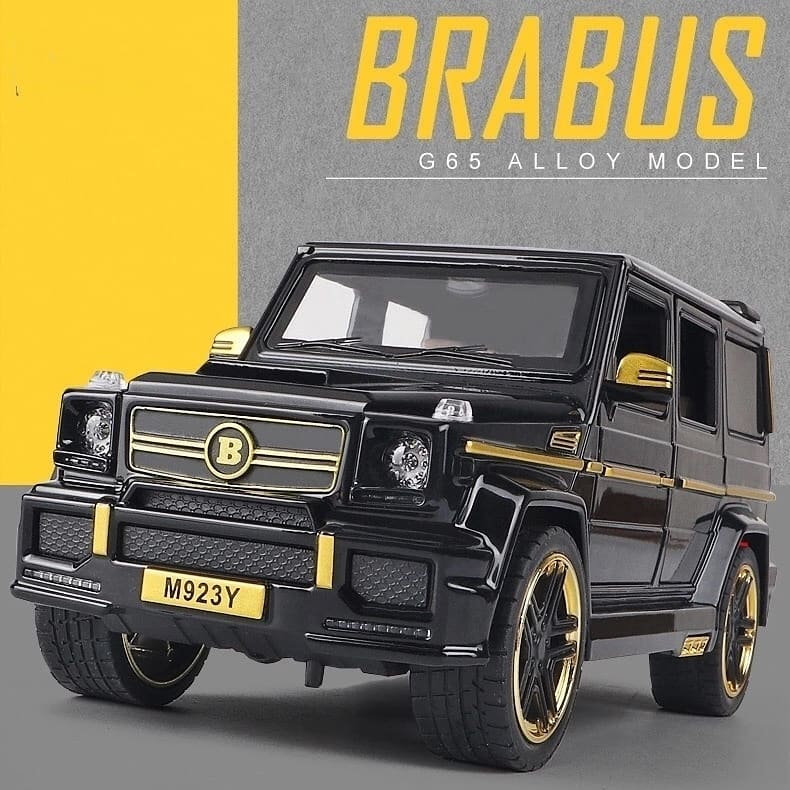 🚙 МЕТАЛЛИЧЕСКАЯ МОДЕЛЬ «MERCEDES-AMG G65 BRABUS» в подарочной коробке (1:24 масшт.)