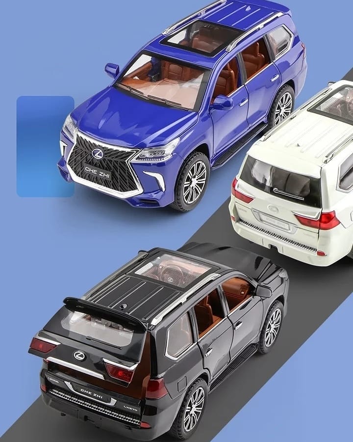 🚙 МЕТАЛЛИЧЕСКАЯ МОДЕЛЬ " LEXUS LX570" в подарочной коробке (1:24 масшт.)