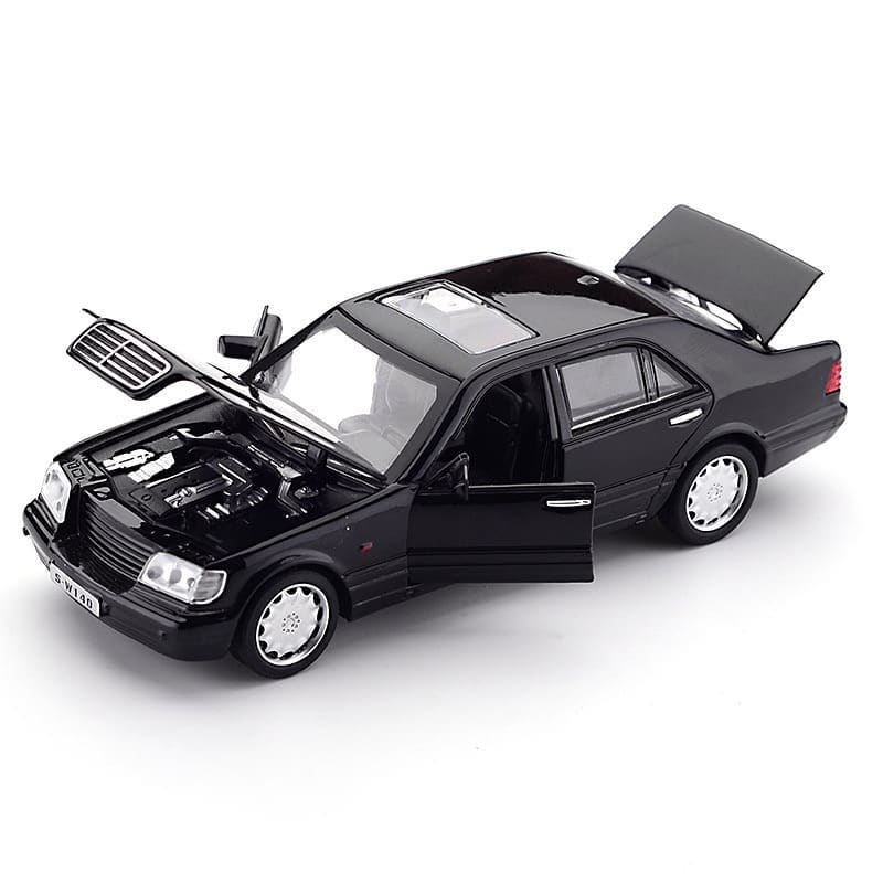 🚘 МЕТАЛЛИЧЕСКАЯ МОДЕЛЬ «Mercedes-Benz W140» (1:32 масшт.)
