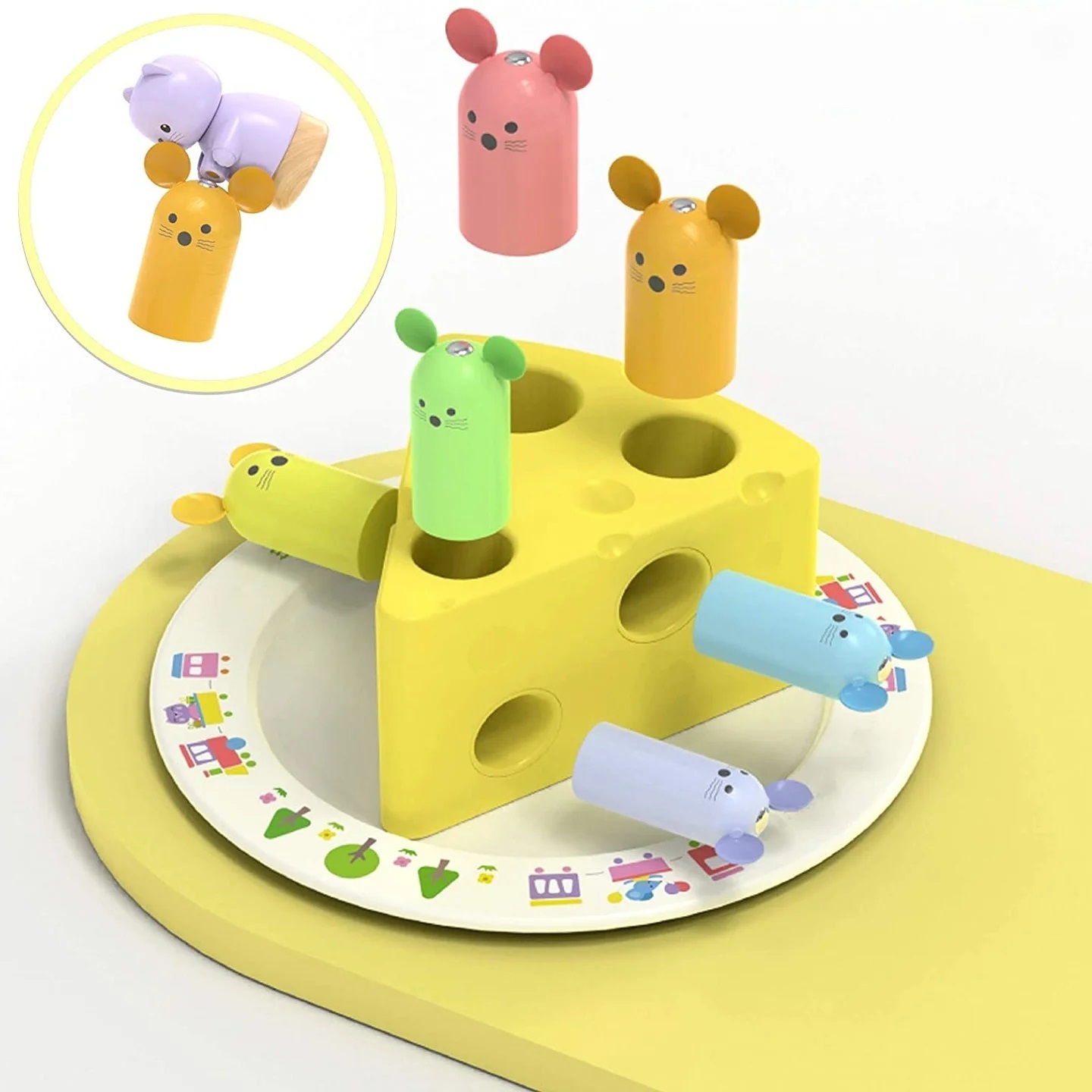 🧀🐁🐈 РАЗВИВАЮЩАЯ МАГНИТНАЯ ИГРА "Мышки в сыре"