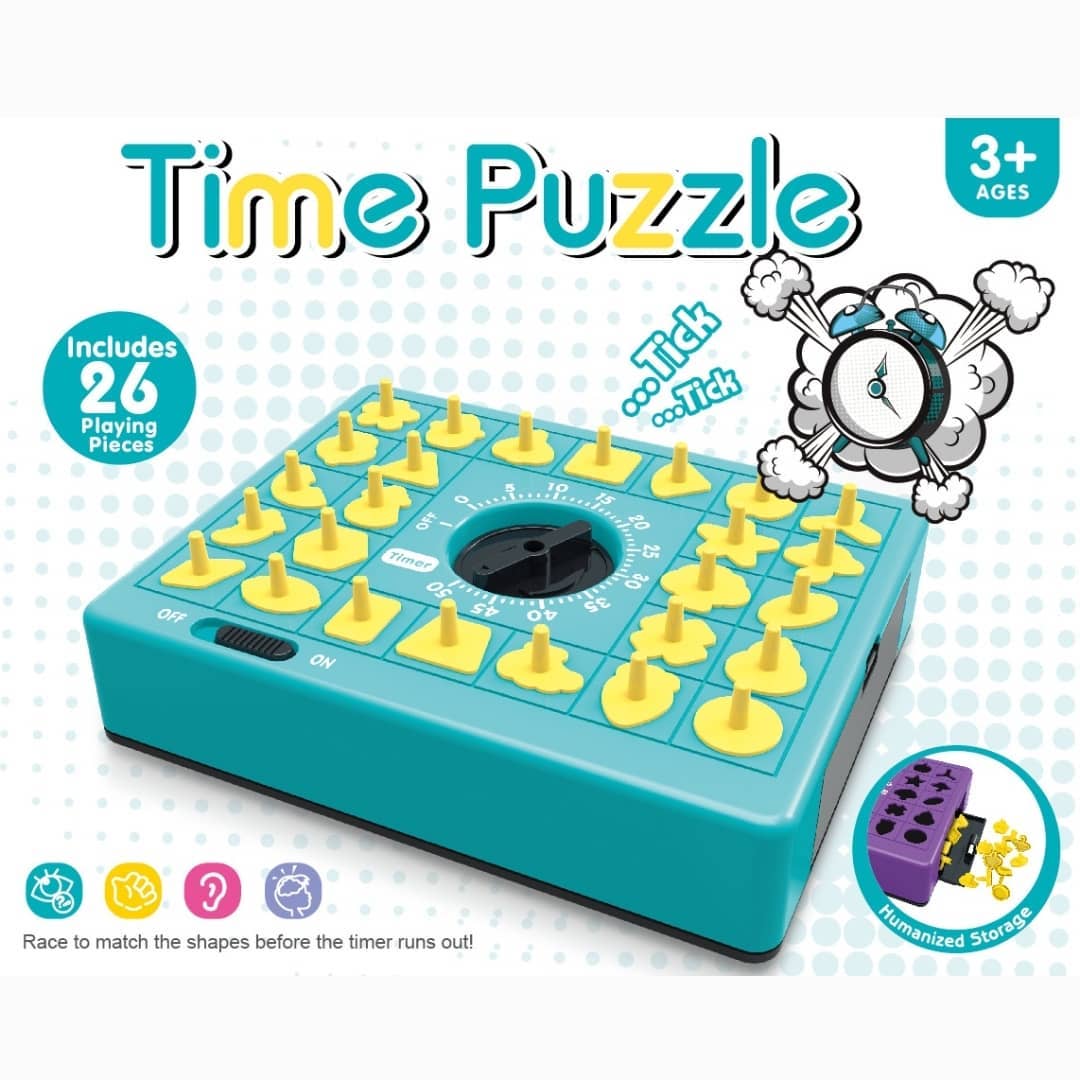 🧩 РАЗВИВАЮЩАЯ НАСТОЛЬНАЯ ИГРА на время и ловкость «Time Puzzle»