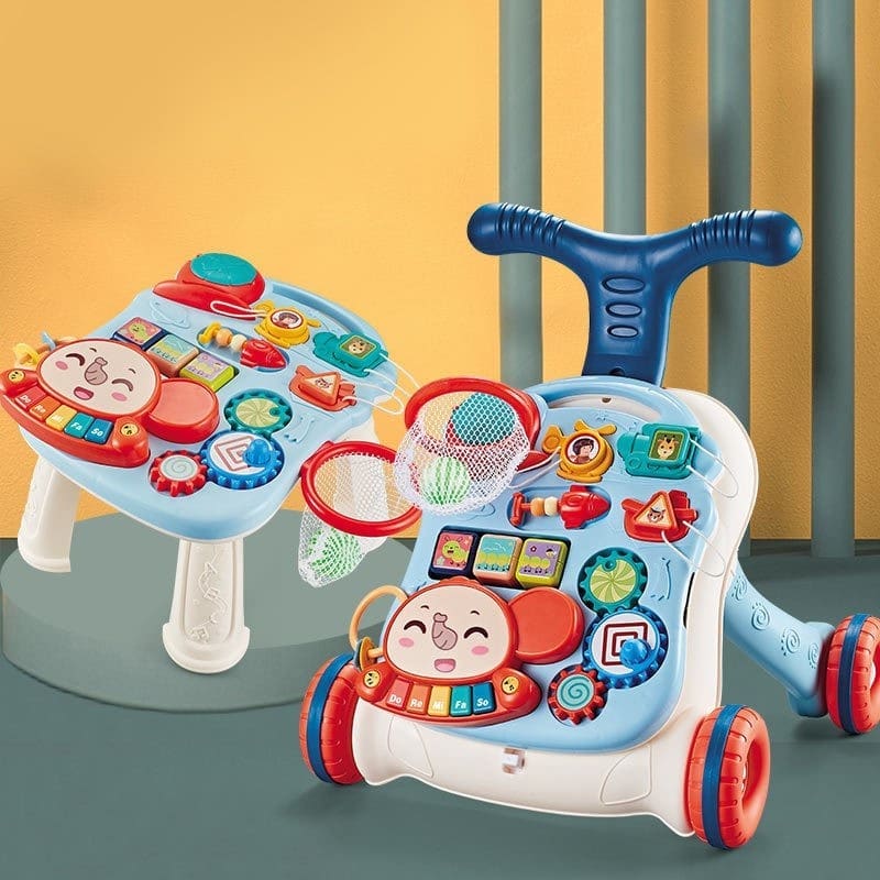 👶 МНОГОФУНКЦИОНАЛЬНЫЕ РАЗВИВАЮЩИЕ ХОДУНКИ С ИГРОВЫМ ЦЕНТРОМ «3в1»