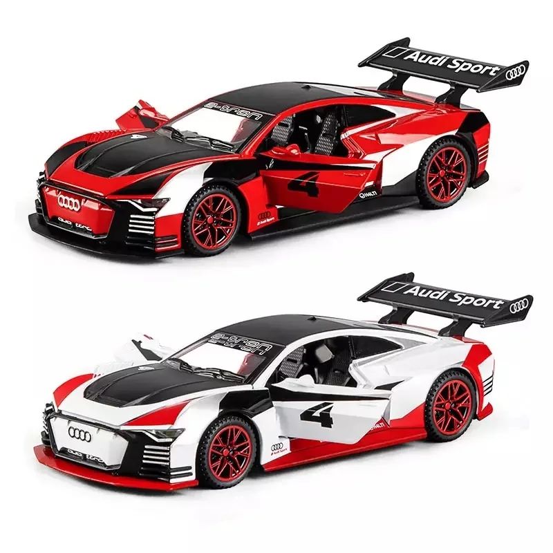 🏎️ МЕТАЛЛИЧЕСКАЯ МОДЕЛЬ «Audi E-tron Vision GT» в подарочной коробке (масш 1:32)